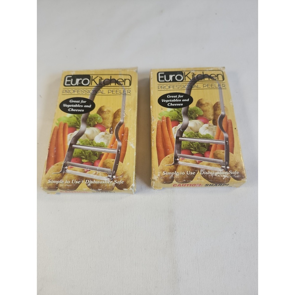 Lot of 2 Euro Kitchen Professional Peeler for Vegeteables &‎ Cheese Item 8711